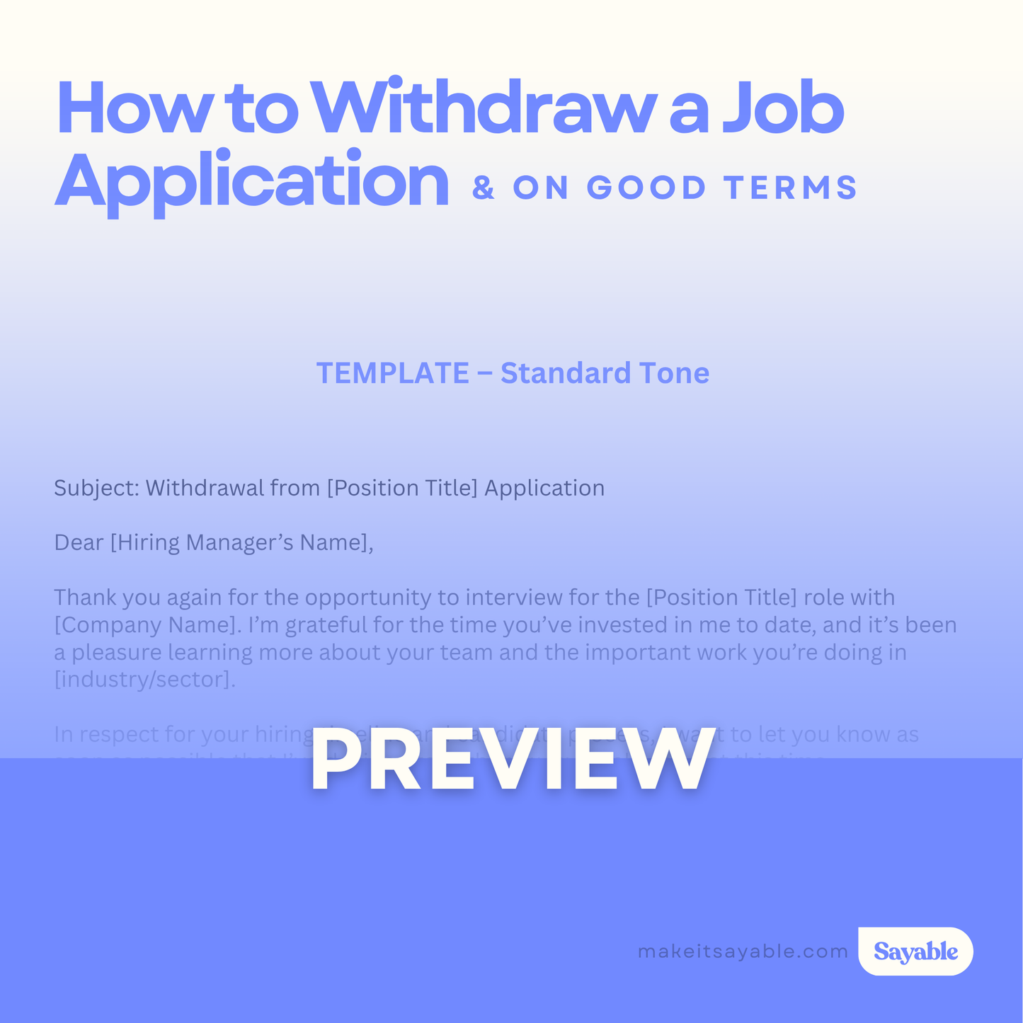 How to Withdraw a Job Application