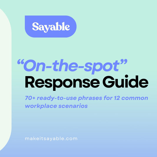 "On-the-spot" Response Guide